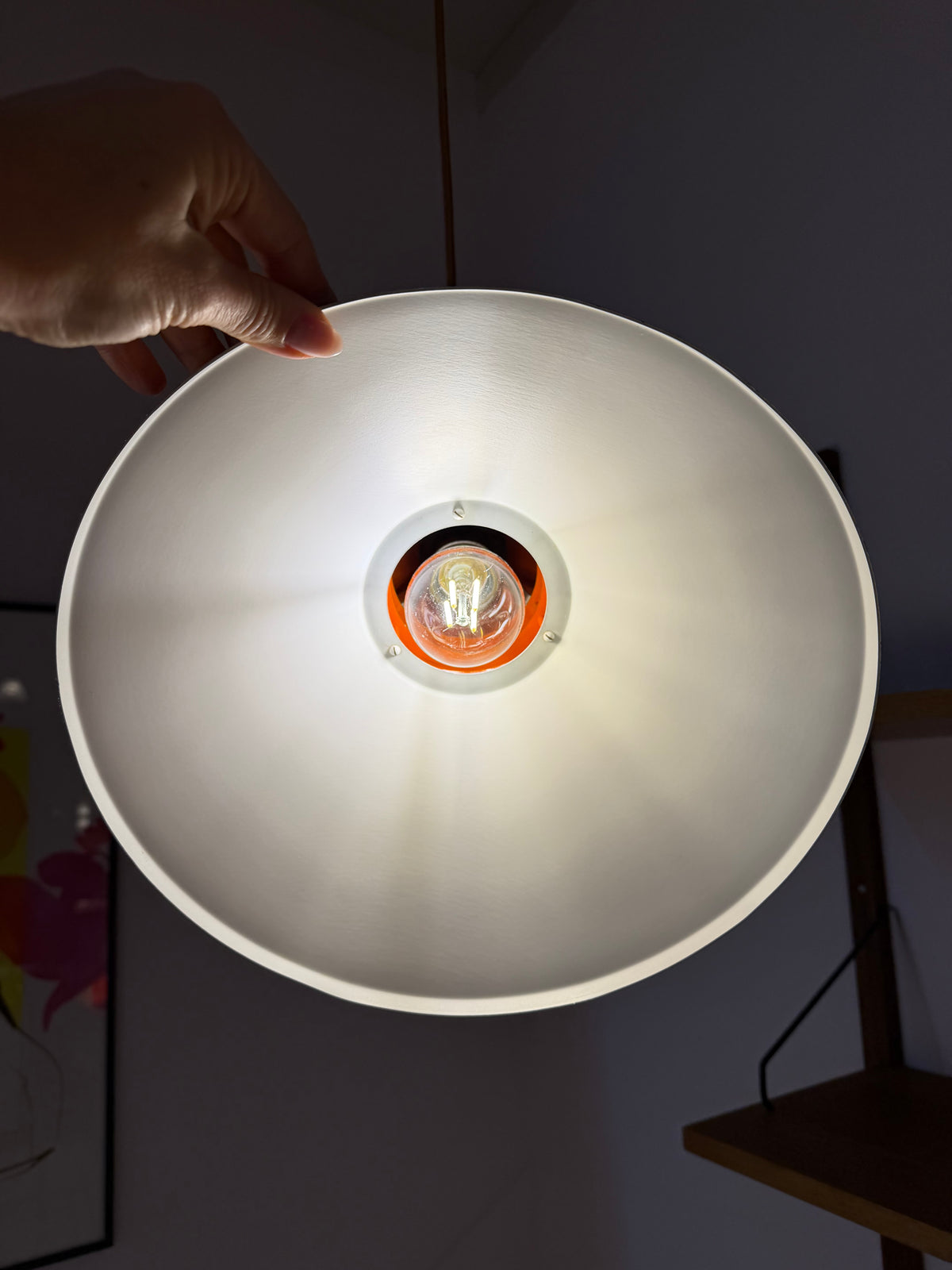 Hängelampe braun orange von Carl Thore