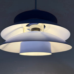 Lamellenlampe Typ 776 hellblau von Horn