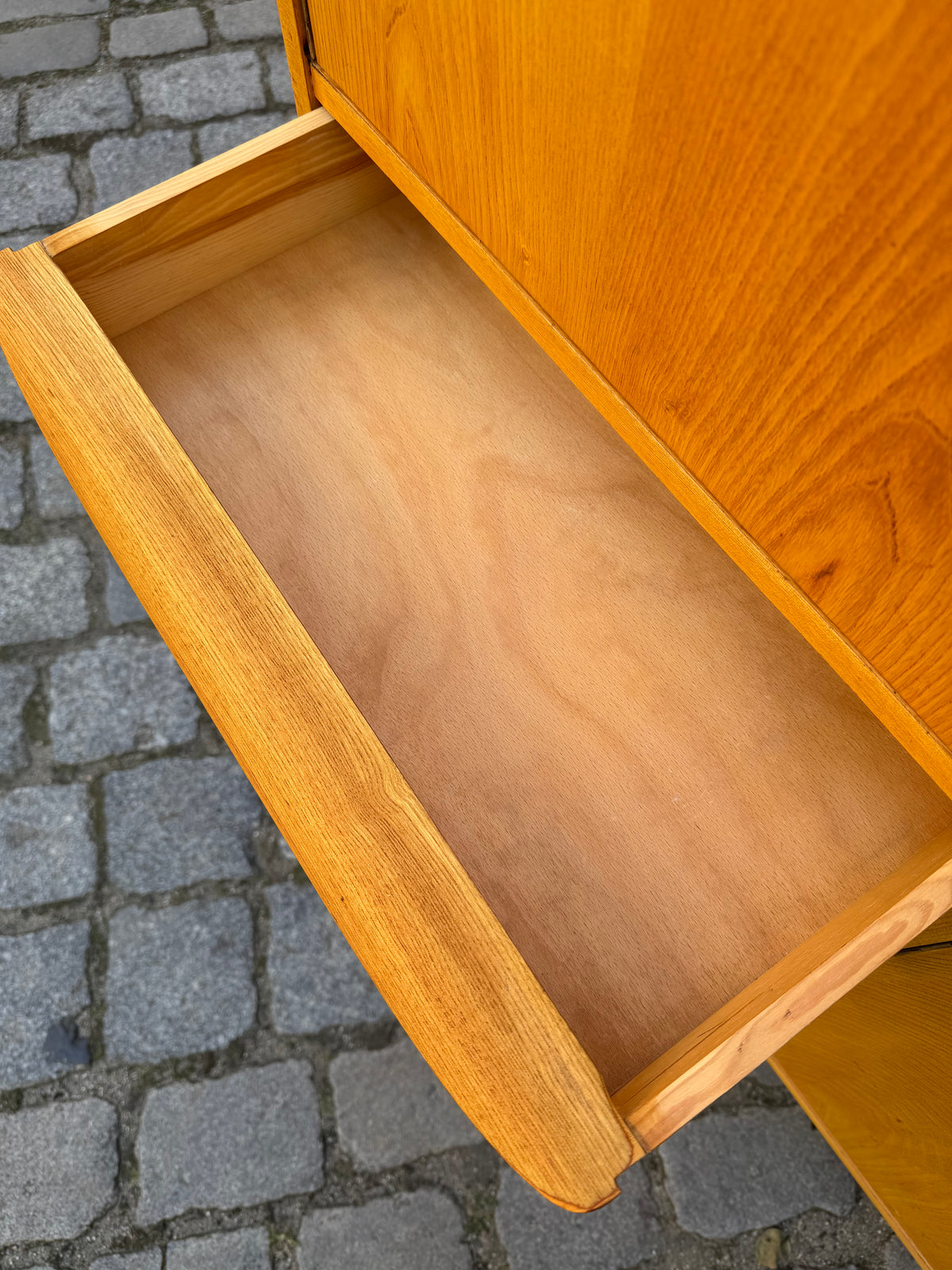 Highboard Typ 602/G Esche von Franz Ehrlich für Hellerau