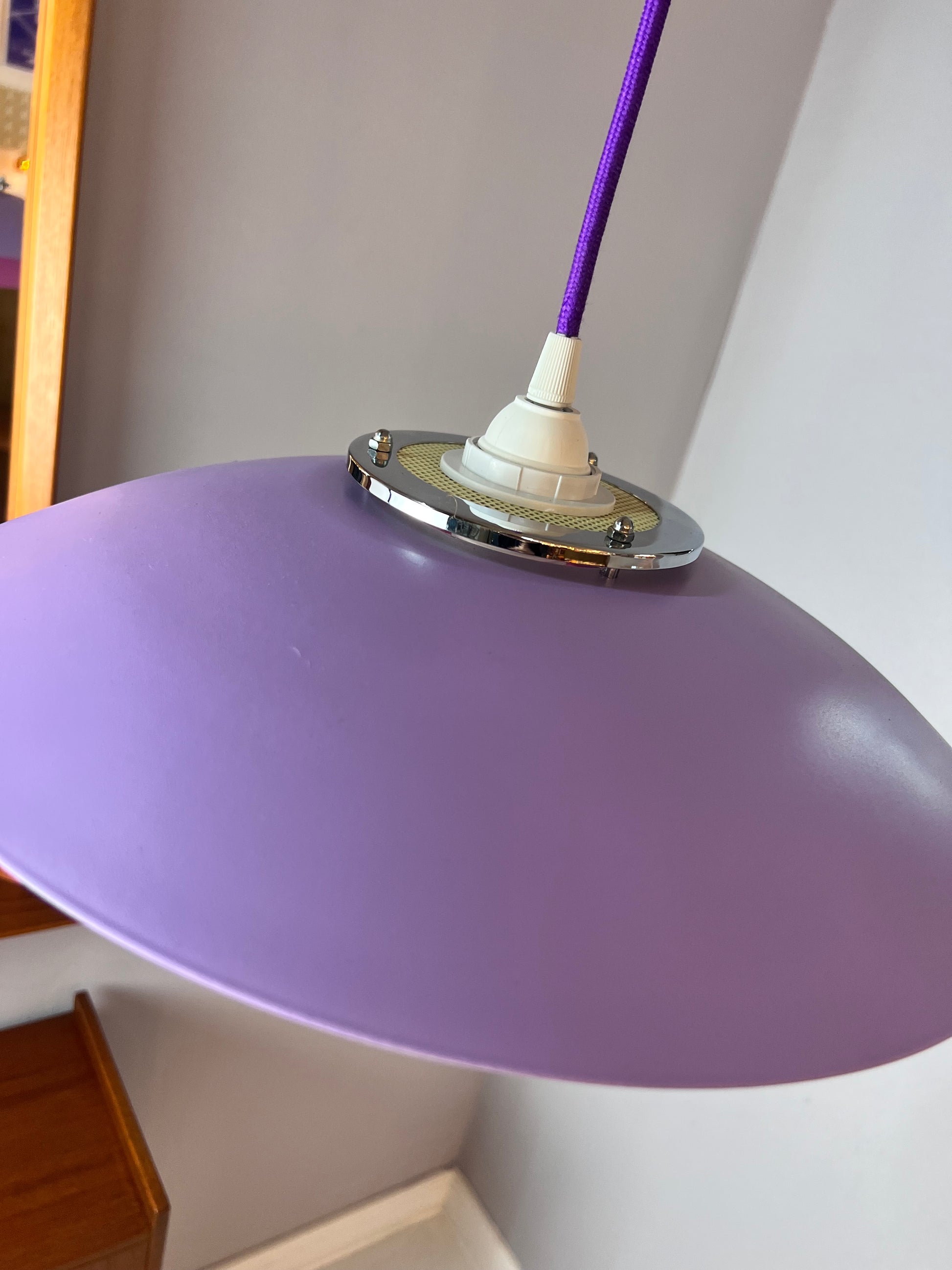 Lamellenlampe neu lackiert Dänemark