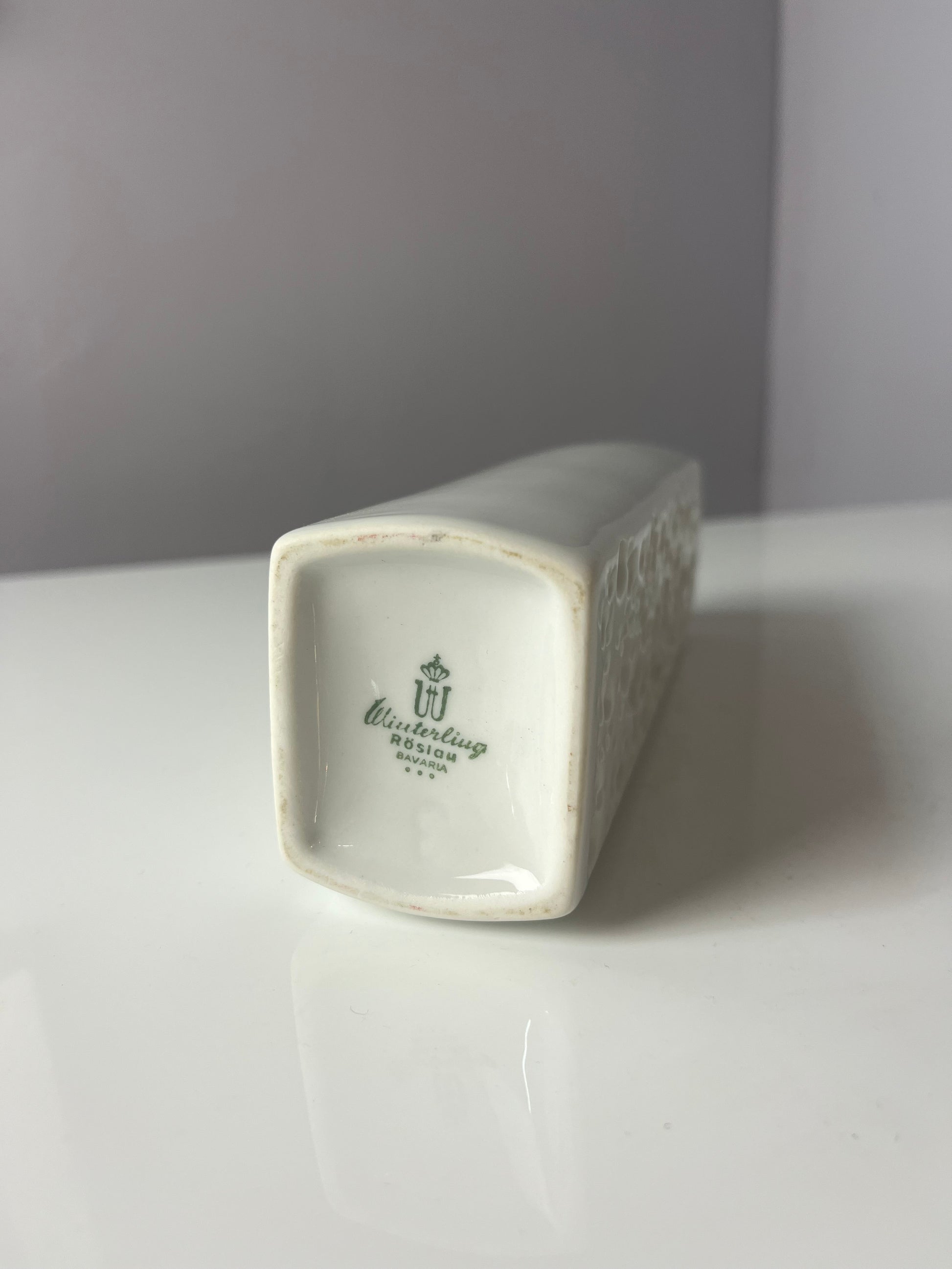 Vase weiß Porzellan von Winterling