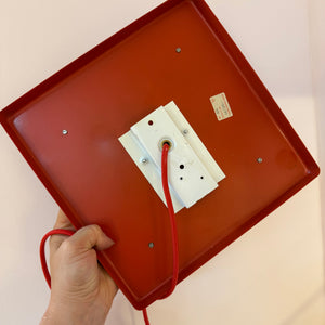 Wandlampe Pyramide rot Metall von Hustadt Leuchten