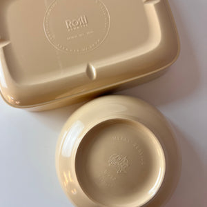 Set: 2 Schalen Mepa Service creme von Falle Uldall für Rosti