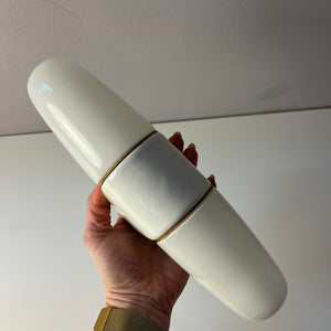 Wandlampe Modell 6068 weiß von Wilhelm Wagenfeld für Lindner
