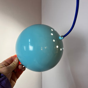 Kugellampe hellblau aus Dänemark