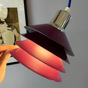 Lamellenlampe Himbeer von Design Light
