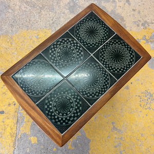 Satztische Teak mit Fliesen aus Dänemark
