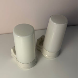Set: 2x Wandlampe Modell 6080 weiß von Sigvard Bernadotte für Ifö