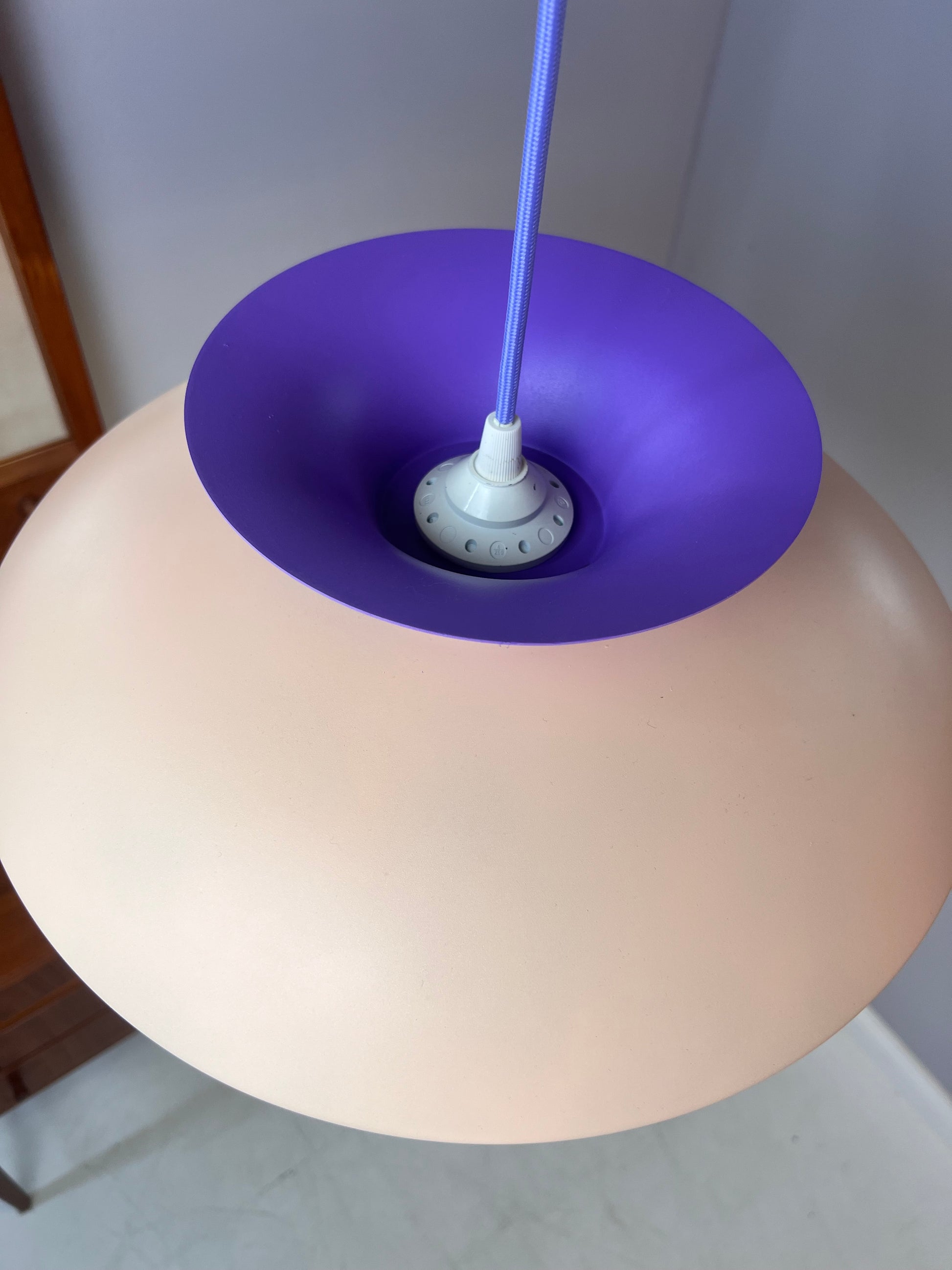 Lamellenlampe neu lackiert Dänemark