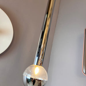 Hängelampe Big Globe Chrom 59 cm von Motoko Ishii für STAFF