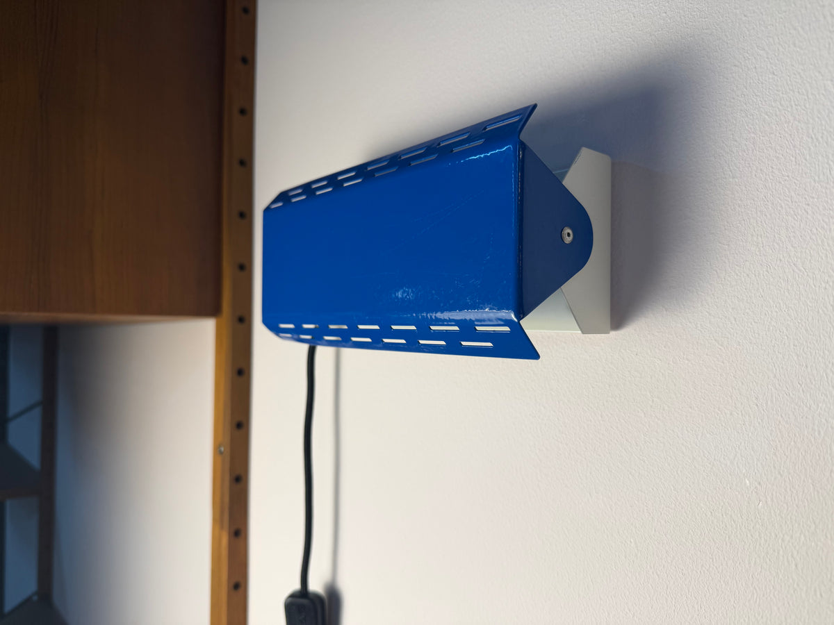 Wandlampe blau weiß von G&G Gramelsbacher