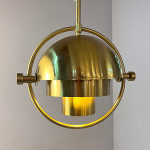 Hängelampe Multi-Lite Messing von Louis Weisdorf für GUBI