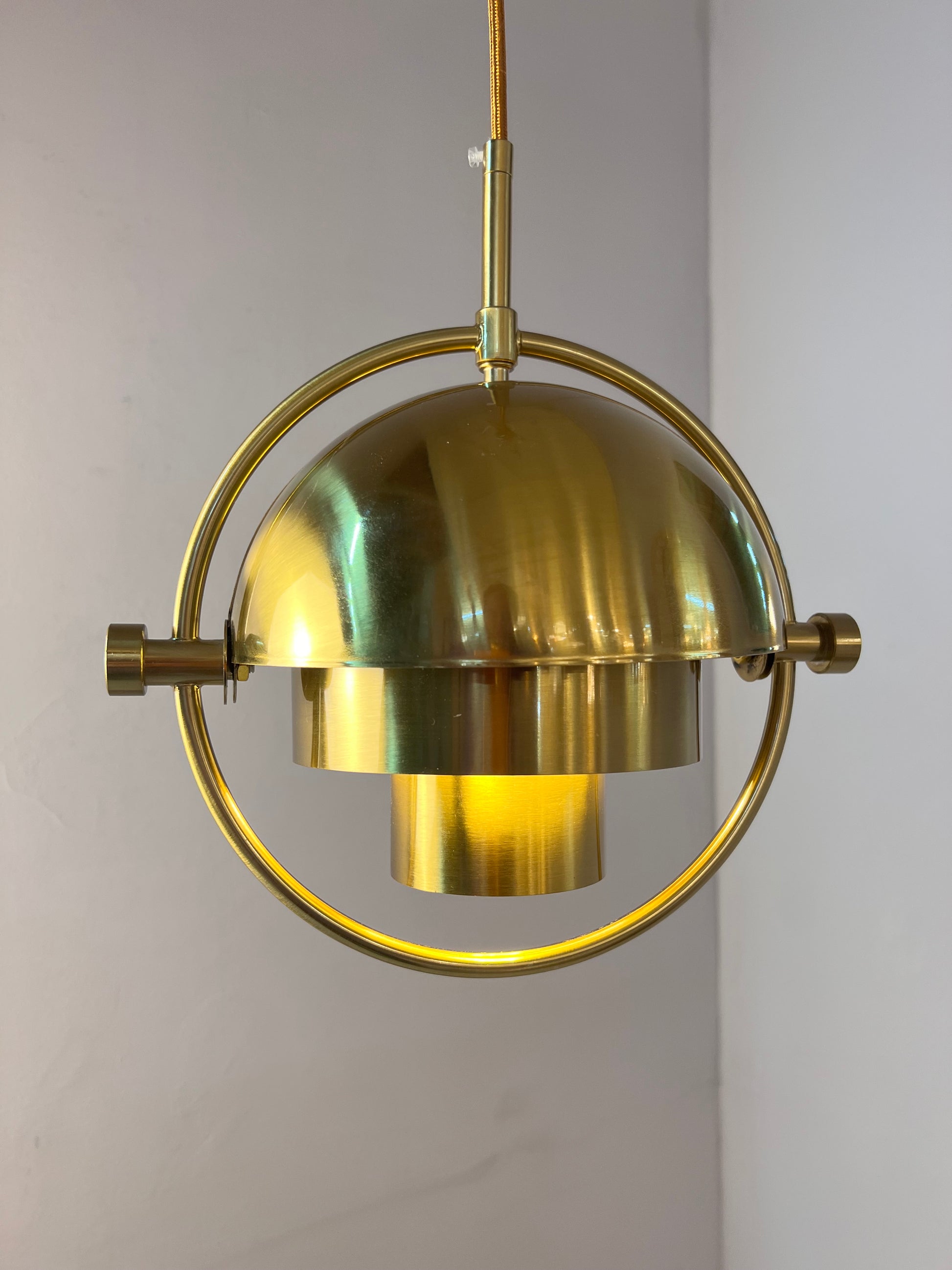 Hängelampe Multi-Lite Messing von Louis Weisdorf für GUBI