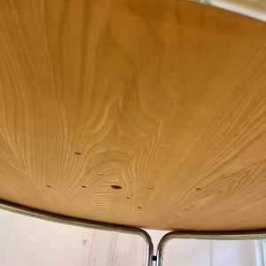 Runder Esstisch Palisander & Chrom