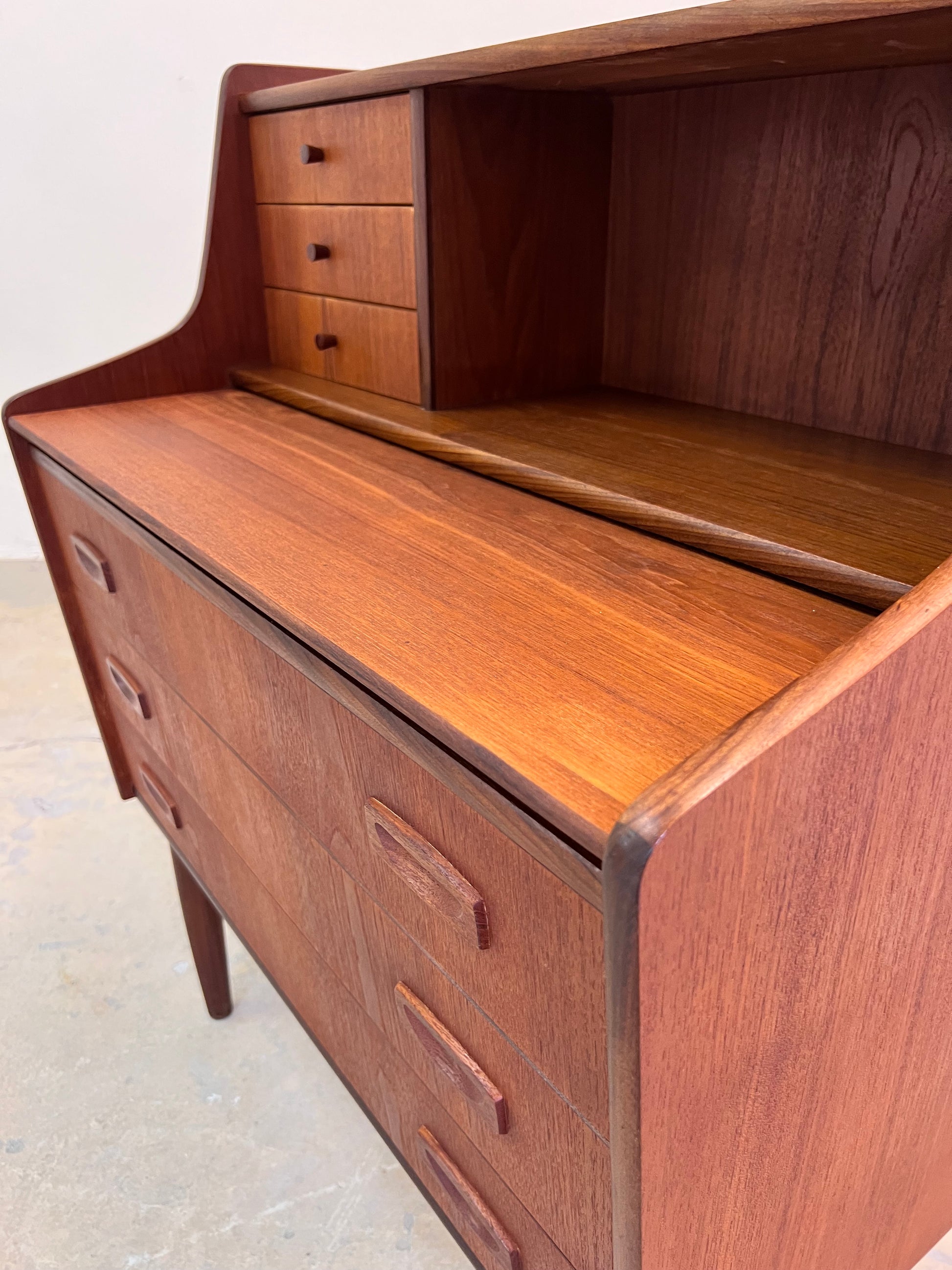 Sekretär Teak aus Dänemark