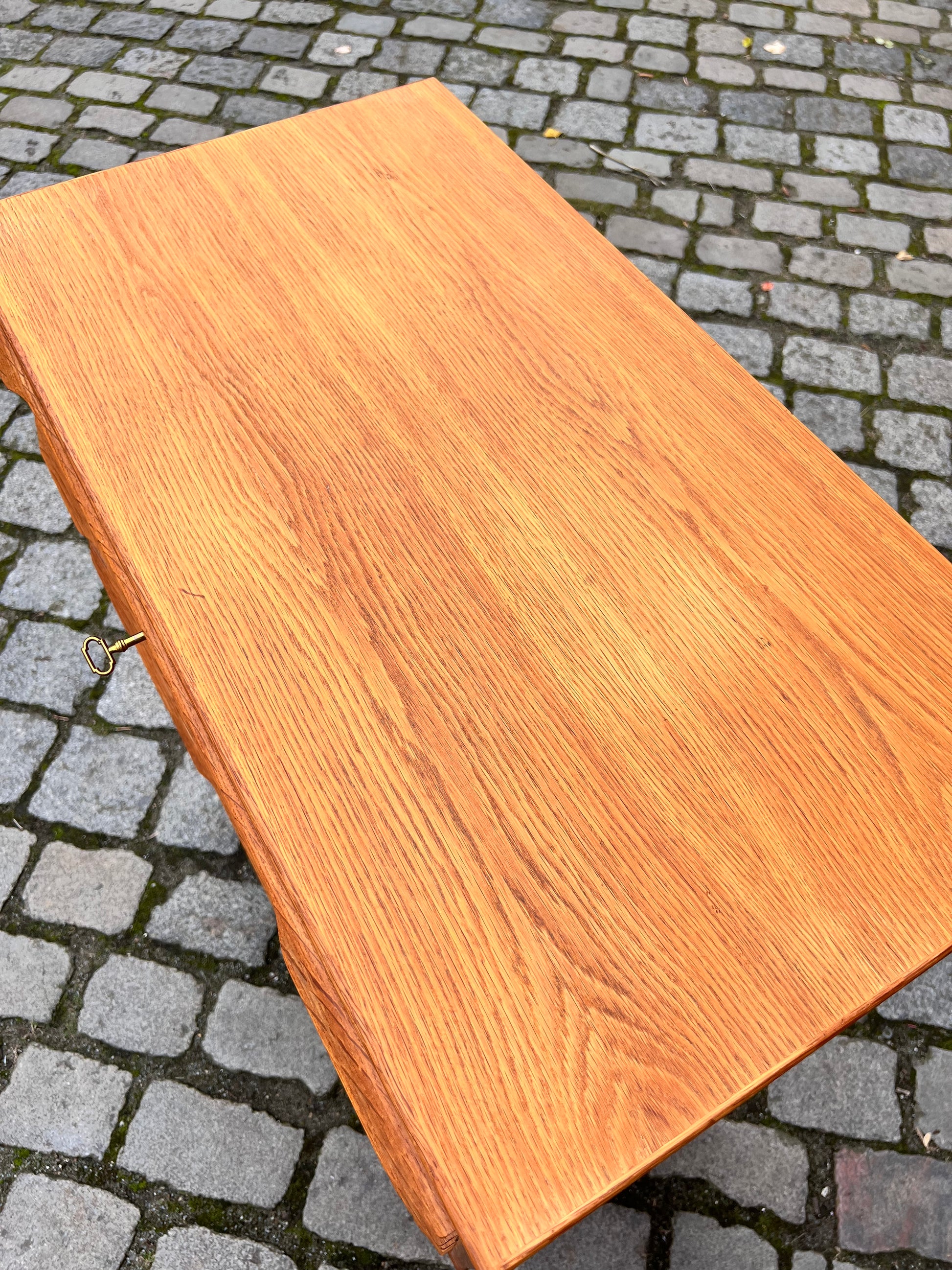 Kommode Eiche mit Schloss aus Dänemark