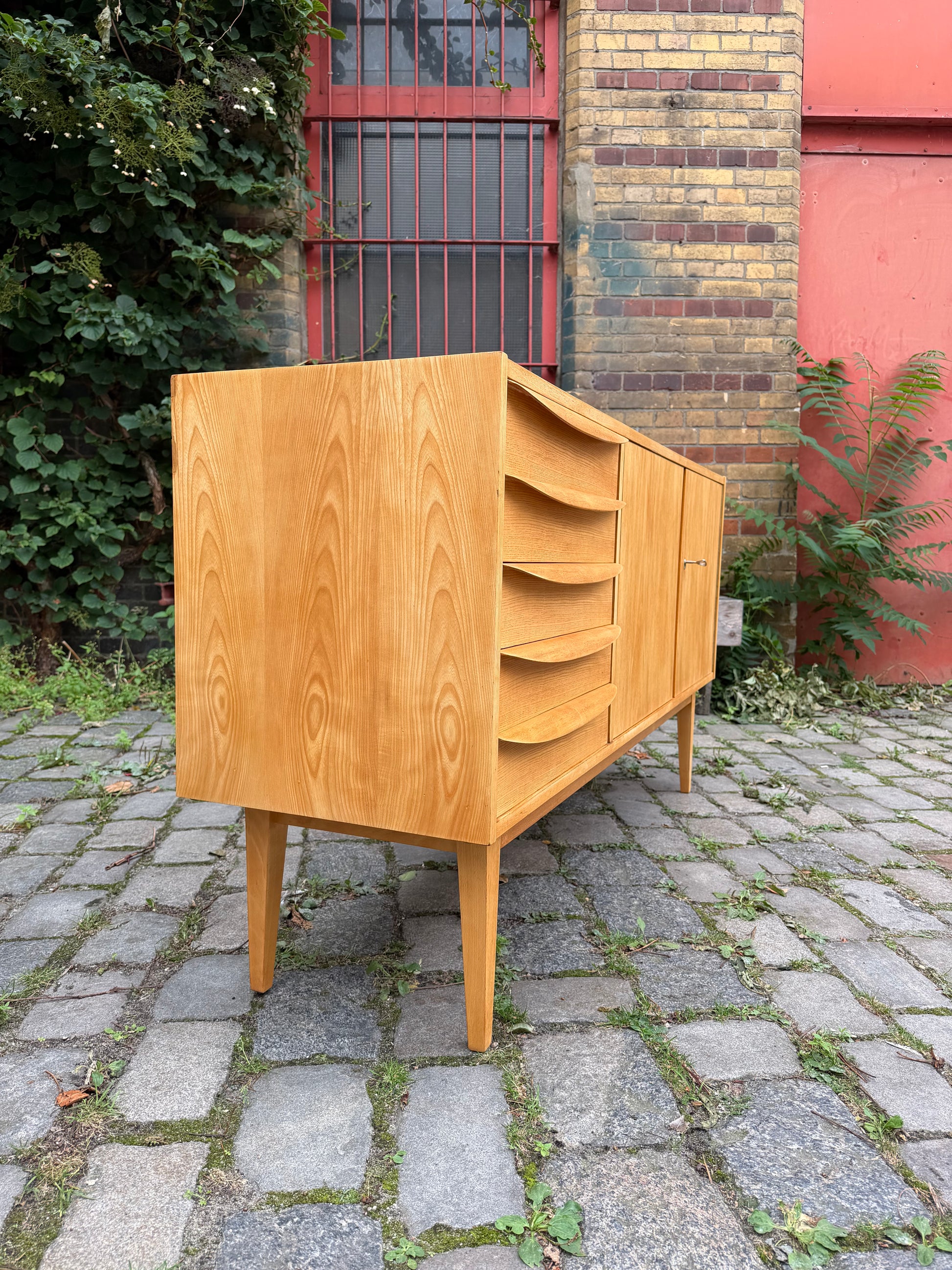 Sideboard Typ 602/K Esche von Franz Ehrlich für Hellerau