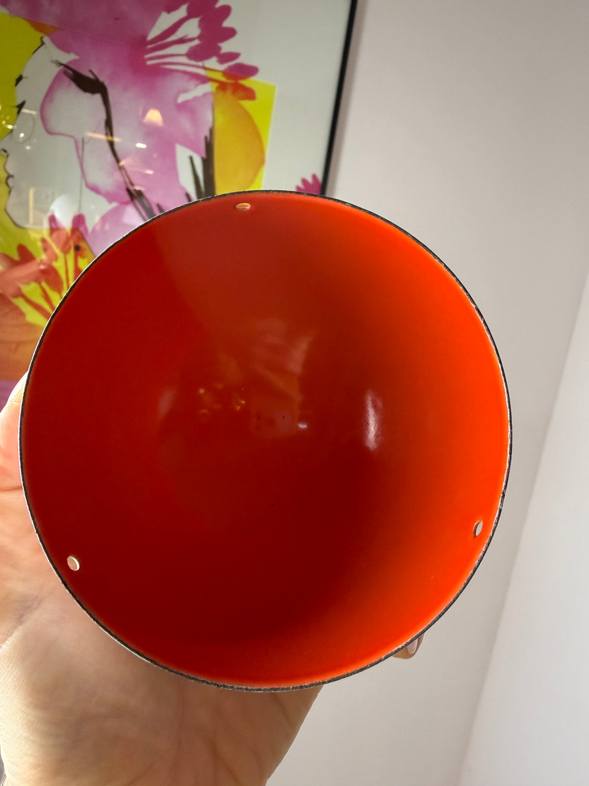 Hängelampe Flowerpot weiß Emaille von Verner Panton für Louis Poulsen