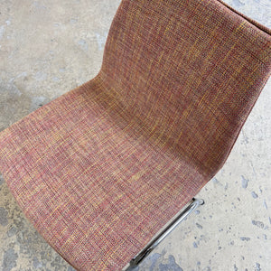 Sessel Lufthavnsstol orange Chrom von Anden Arkitekt für Duba Møbelindustri