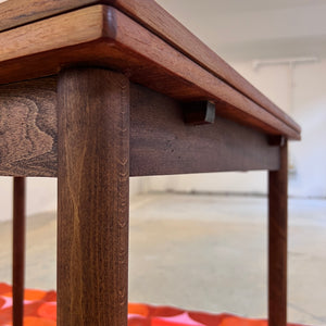 Kleiner ausziehbarer Esstisch Teak aus Dänemark