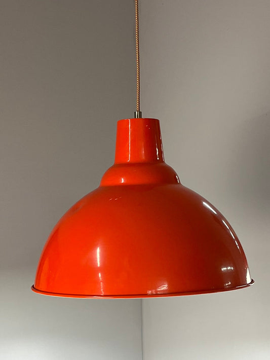 Hängelampe orange/rot aus Dänemark