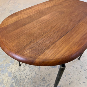 Esstisch Teak mit Metallbeinen von Niels Bach