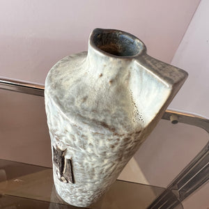Vase 377 grau Keramik