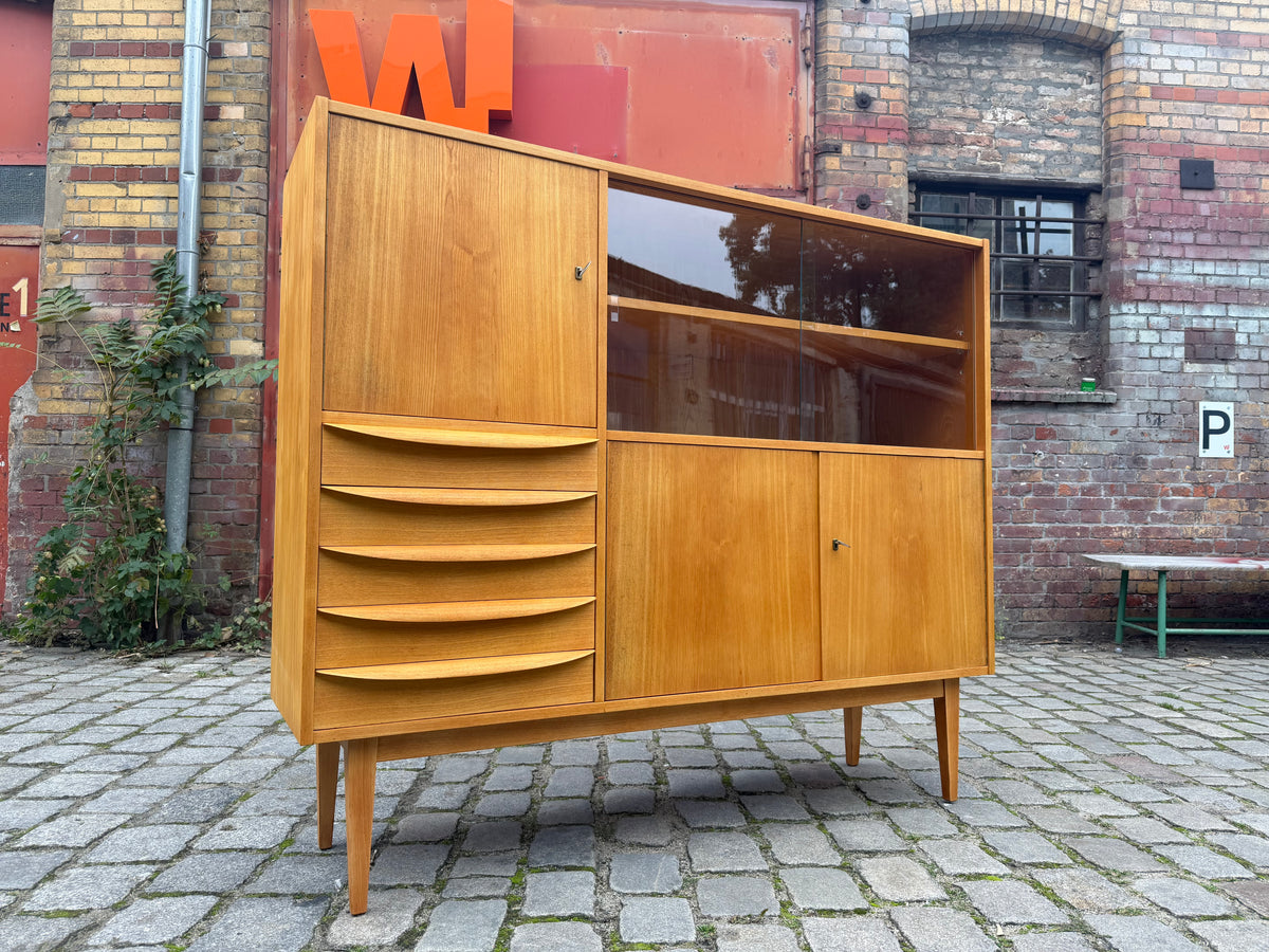 Highboard Typ 602/G Esche von Franz Ehrlich für Hellerau