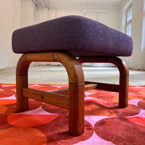 Hocker lila Teak von Preben Schou