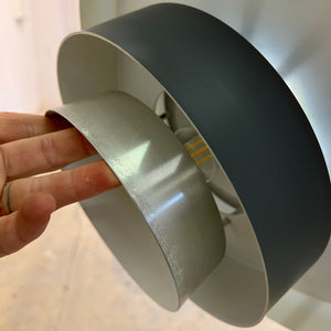 Hängelampe silber anthrazit aus Dänemark