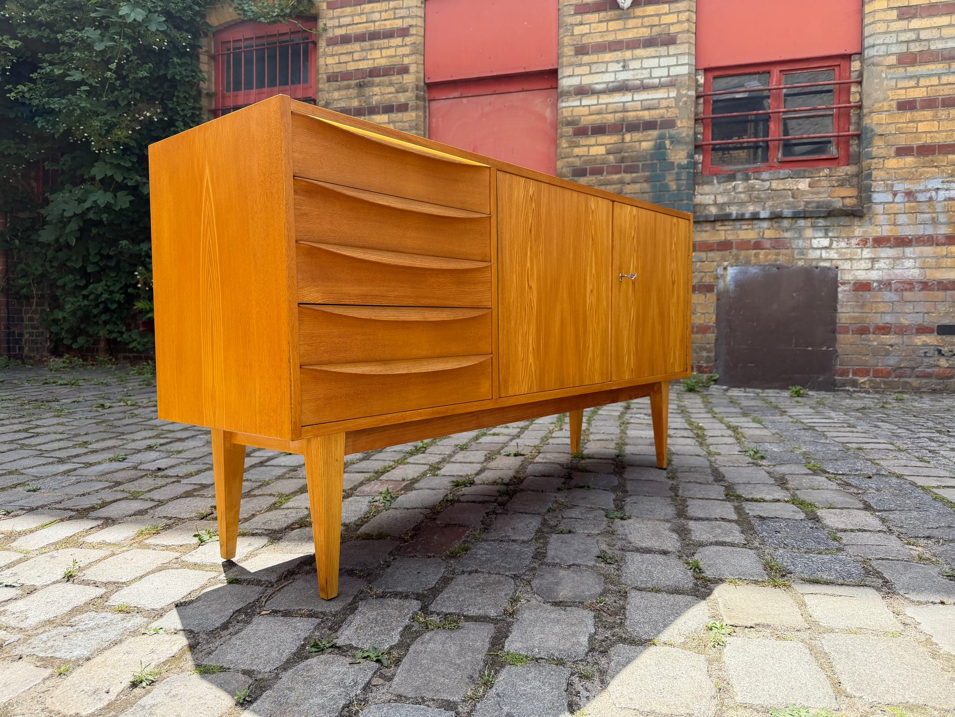 Sideboard Typ 602/K Esche von Franz Ehrlich für Hellerau