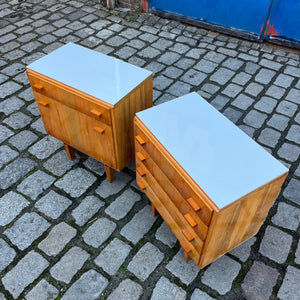 Set: 2 Nachttische von František Mezulánik für Nový Domov