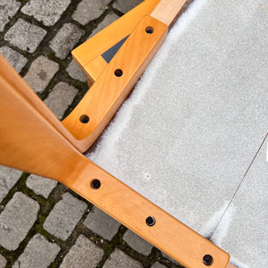 Halbrunder Esstisch grau Buche von Rud Thygesen & Johnny Sørensen für Farstrup