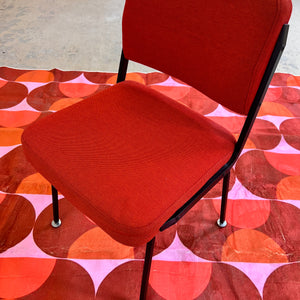 Polsterstuhl orange/rot von Sedus
