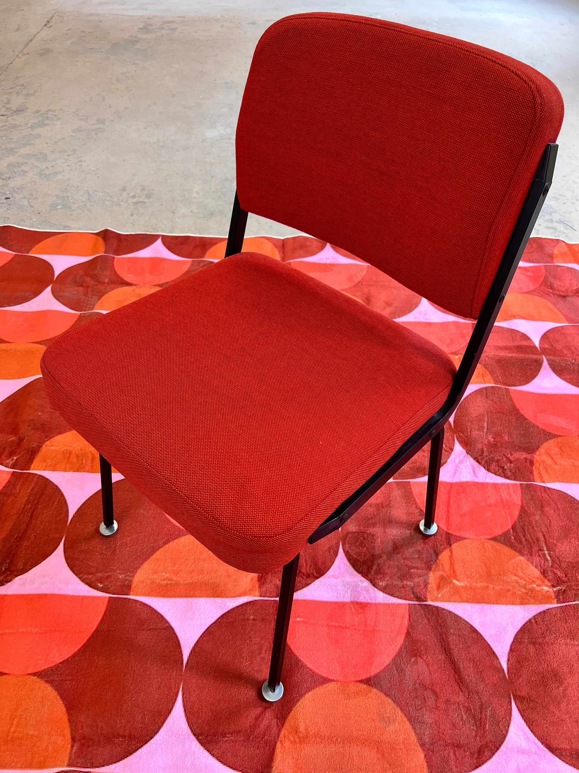 Polsterstuhl orange/rot von Sedus