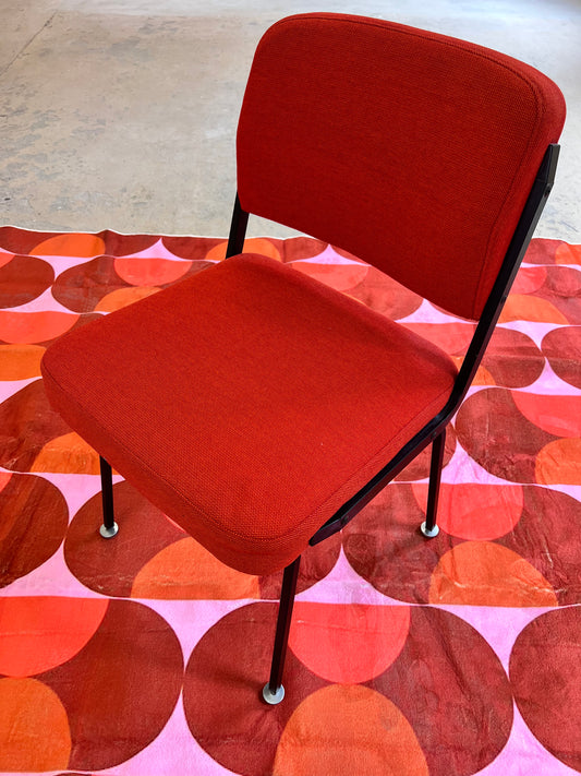 Polsterstuhl orange/rot von Sedus