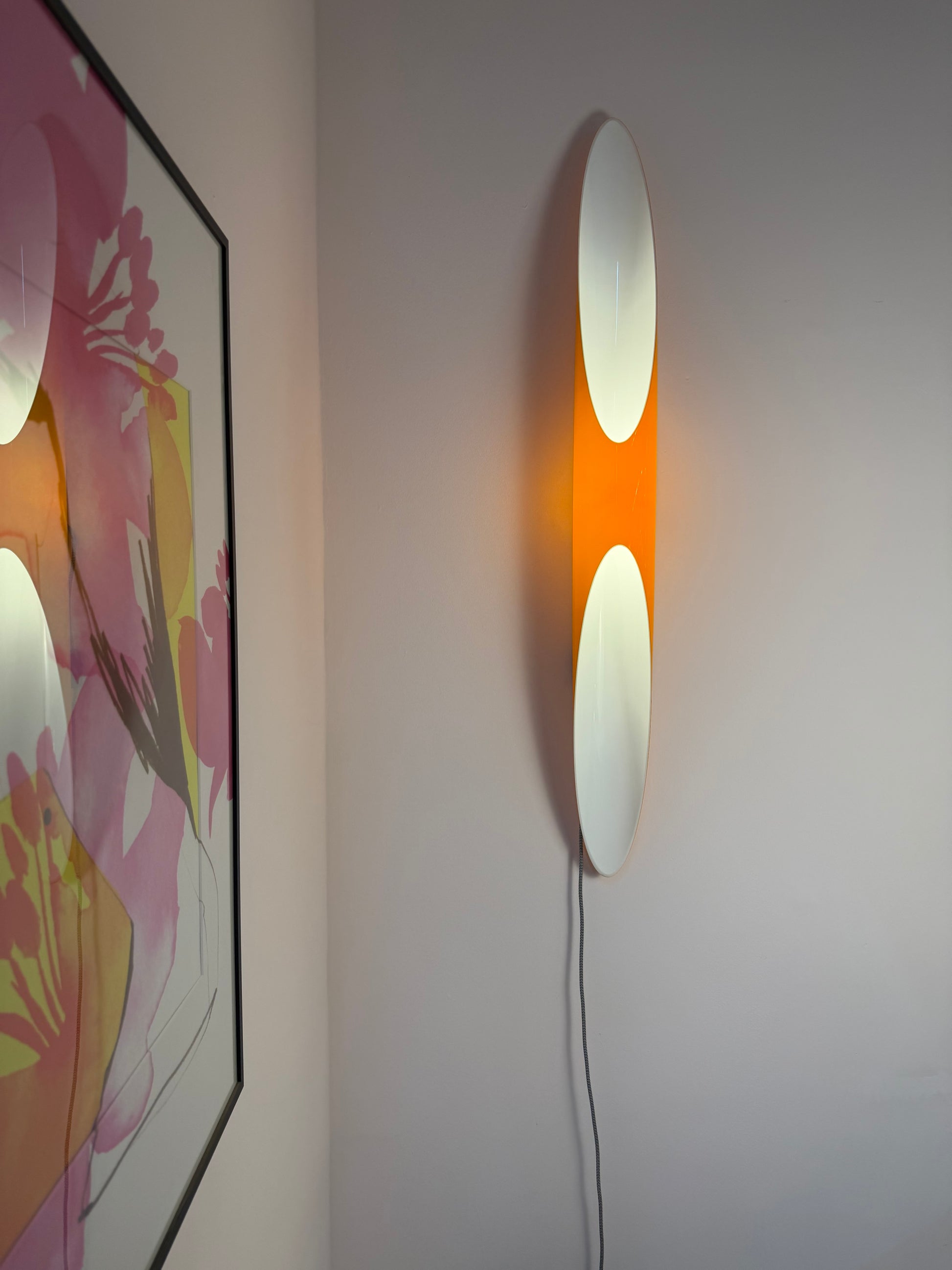 Wandlampe Shakti Wall Fix orange von Marzio Rusconi Clerici für Kundalini