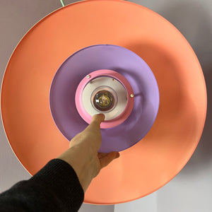 Lamellenlampe neu lackiert Dänemark