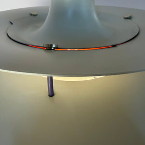 Lamellenlampe PH5 weiß von Poul Henningsen für Louis Poulsen