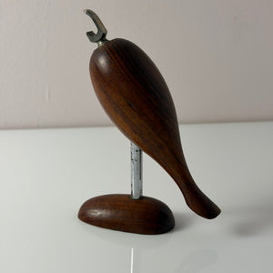 Flaschenöffner Vogel Teak