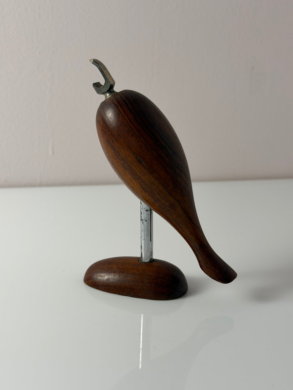 Flaschenöffner Vogel Teak