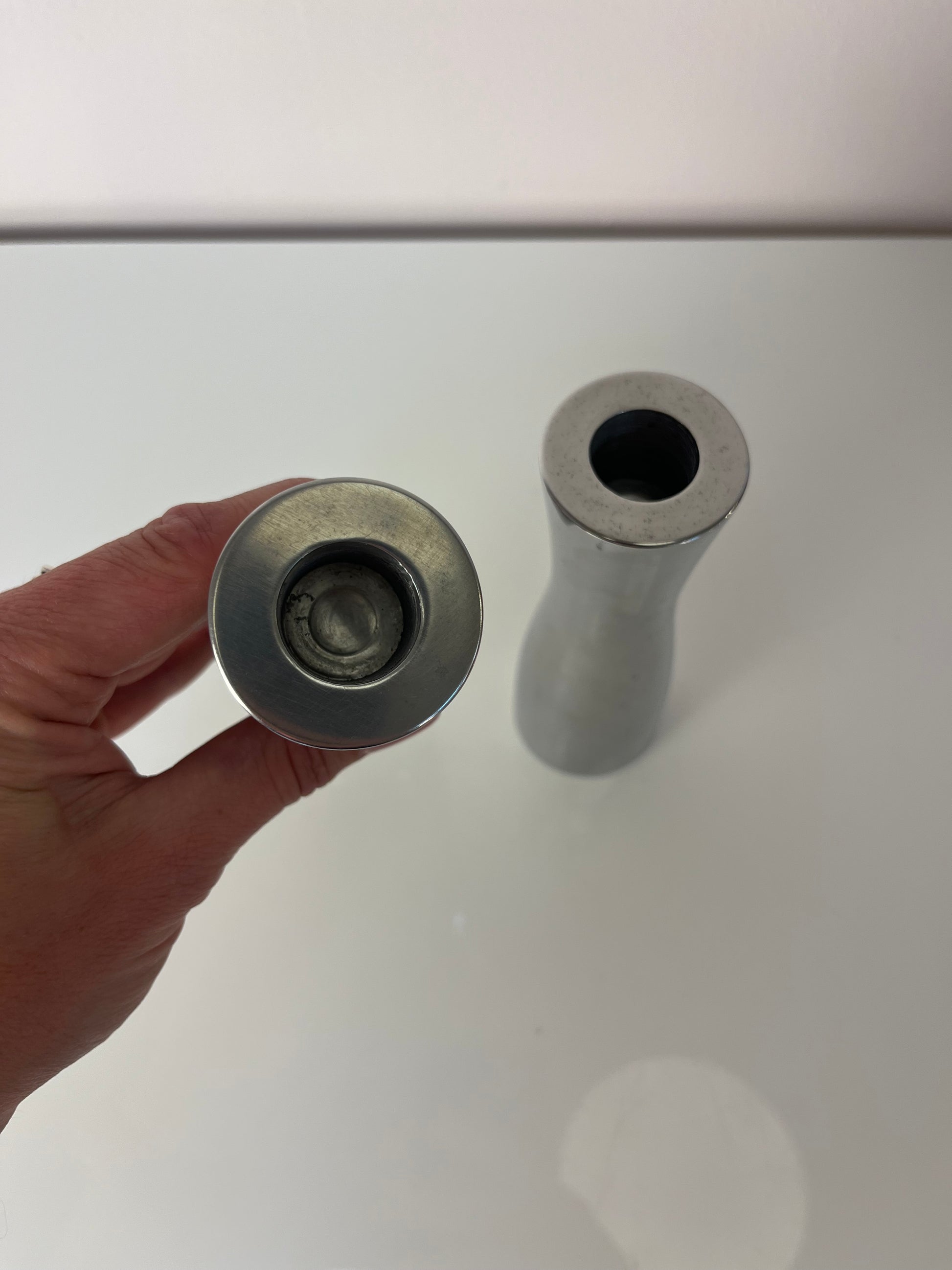 Set: 2x Kerzenständer GÖTA Aluminium von Erika Pekkari für IKEA