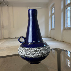 Vase 408-30 Fat Lava Königsblau von Fohr Keramik