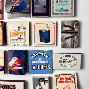 Set: Vintage Streichhölzer Zigaretten Werbung