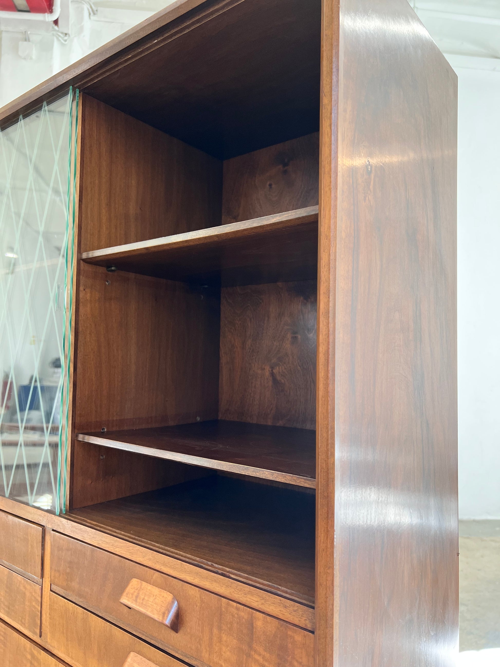 Vitrinenschrank Teak aus Dänemark