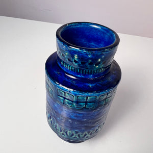 Vase Serie Rimini Blu von Aldo Londi für Bitossi