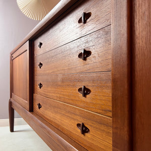 Sideboard Teak von H.W. Klein für Bramin