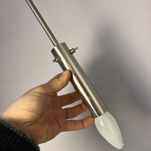 Hängelampe Chrom mit variablem Leuchtmittel