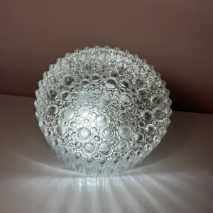 Wand-/ Deckenlampe Kristallglas mit schwarzem Sockel von STAFF