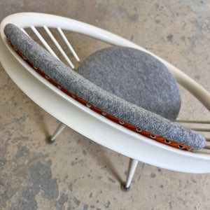 Circle Chair weiß von Yngve Ekström für Swedese